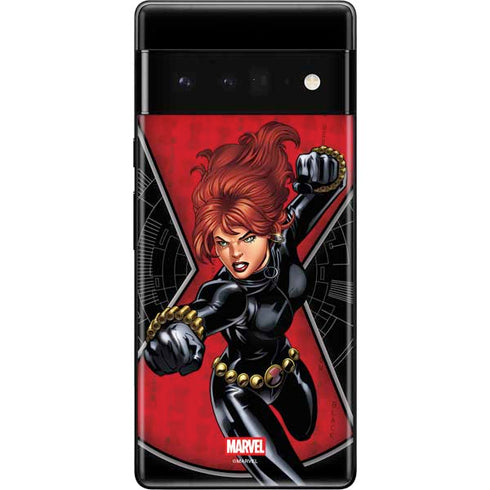 Marvel Black Widow Natasha Romanova Google Pixel 6 Pro Skin